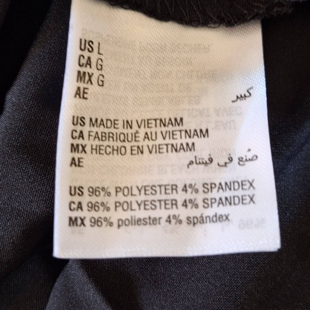 And Now This Black One Shoulder Cowl Neck Gold Chain Asymmetrical Satin Dress - Picture 10 of 12